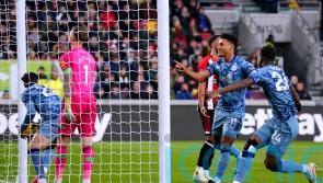 Ollie Watkins says his goal celebration was sparked by abuse from Brentford fan