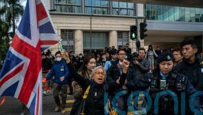 Dissident Hong Kong publisher Jimmy Lai’s son condemns father’s ‘show trial’