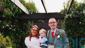 Father celebrates first Christmas as husband after beating cancer