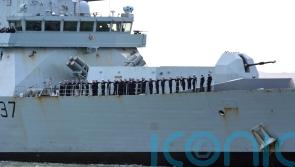 Final Royal Navy warship returns home in time for Christmas