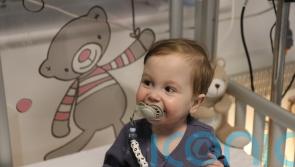 Mother donates part of liver to toddler son in lifesaving transplant
