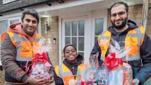 Ahmadiyya Muslim community donates 750 gift baskets to the vulnerable