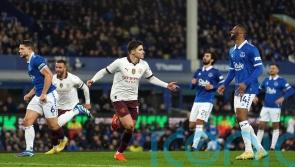 Manchester City move back into the top four with victory at Everton