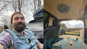 London renter who moved into Ford Fiesta spends ‘perfect Christmas’ alone in woods and now to plans to convert Porsche