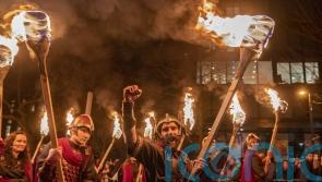 Thousands of torches light up Edinburgh streets to launch Hogmanay celebrations