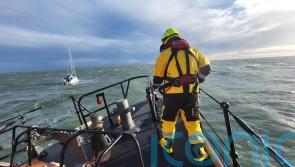 Two people rescued after yacht blown away from Dublin coast