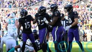 Baltimore clinch AFC North title and top seed in play-offs with Miami mauling