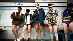 Underwear on full display as No Trousers Tube Ride returns to London