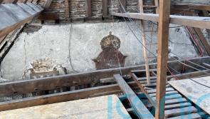 Rare medieval wall paintings found at Cambridge University by builders