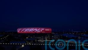 Bayern Munich light up Allianz Arena in honour of Franz Beckenbauer