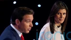Republican rivals attack each other’s record in debate without Trump
