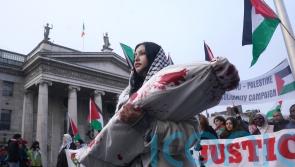 Thousands join pro-Palestinian march in central Dublin