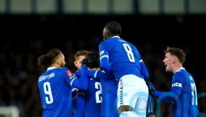 Andre Gomes free-kick earns Everton FA Cup replay victory over Crystal Palace