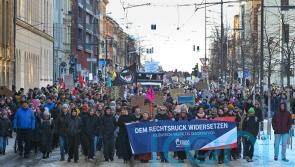 Tens of thousands protest against far right in cities across Germany