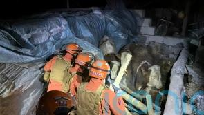 Three dead and more than 100 homes damaged in earthquake in western China