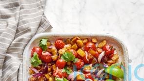 Ella Mills’ crispy potato and paprika tray bake recipe