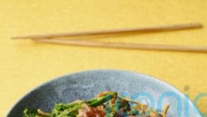 Ching-He Huang’s oyster sauce beef and broccoli chow mein