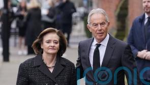 Tony Blair and Elton John among mourners at Derek Draper funeral service