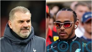 Ange Postecoglou jokes Tottenham missed out on Lewis Hamilton signing