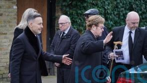 Elton John and Tony Blair among mourners at Derek Draper’s funeral