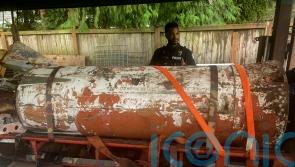 Inert Cold War-era missile found in garage of home