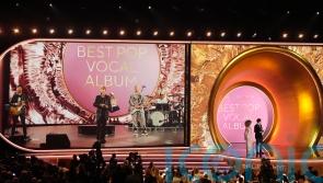 Irish rockers U2 take Grammy awards inside Las Vegas Sphere