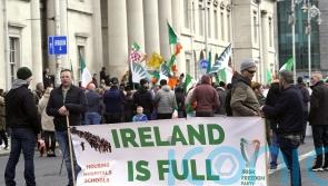 Significant Garda presence as protests take place in Dublin