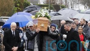 Crowd gathers in Limavady for funeral for 17-year-old killed in stabbing
