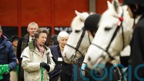 Anne receives words of support for King and Kate during pony centre visit