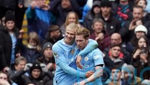 Erling Haaland scores twice as Manchester City beat Everton