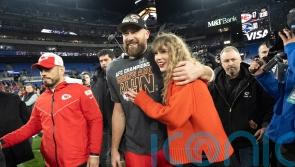 Taylor Swift arrives at Super Bowl LVIII in Las Vegas