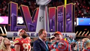 Travis Kelce plays down barging into ‘greatest coach’ Andy Reid at Super Bowl