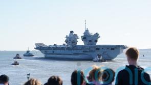 Warship HMS Prince of Wales departs for largest Nato exercise in 40 years