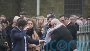 Mourners gather for funeral of six-year-old Matthew Healy
