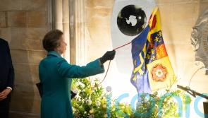 Princess Royal unveils memorial to Sir Ernest Shackleton at Westminster Abbey