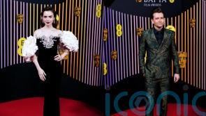 David Tennant and Lily Collins lead glamorous arrivals to the Bafta film awards