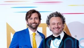 David Tennant brings Michael Sheen’s dog named Bark Ruffalo to the Baftas