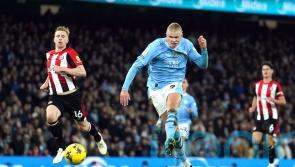 Erling Haaland to the rescue for Man City as champions edge out Brentford