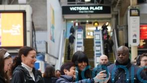 Claudia Winkleman seen filming in Victoria station ahead of The Piano season two