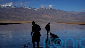 Kayakers paddle in one of Earth’s driest spots after rains replenish lake
