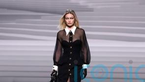 Punk-inspired glamour as Gigi Hadid walks Versace’s Milan Fashion Week show