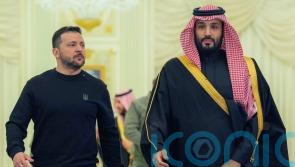 Zelensky meets Saudi crown prince to discuss peace deal and return of POWs