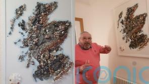 Grandfather ‘blown away’ by response to map of Scotland he made with local rocks