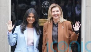 Akshata Murty welcomes Ukraine’s first lady to Downing Street