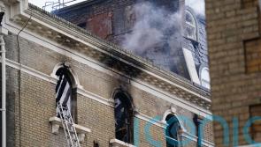 Evacuated residents return home after fire in five-storey building
