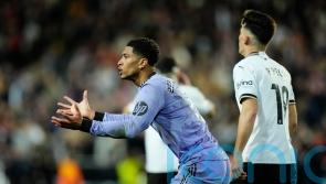 Jude Bellingham sent off after final whistle as Real Madrid draw with Valencia