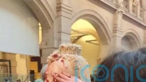 Two women charged after pouring porridge and jam over bust at Glasgow museum