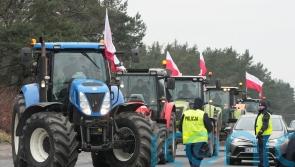 Police injured during farmers’ protest in Polish capital