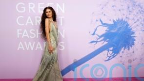 Zendaya stuns in vintage Roberto Cavalli at the Green Carpet Fashion Awards