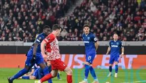 West Ham suffer narrow defeat in first leg of Europa League tie against Freiburg